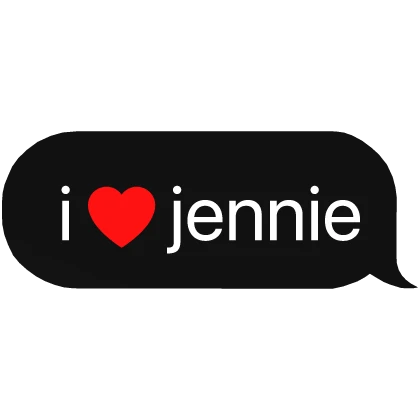 i heart jennie blackpink kpop text chat message