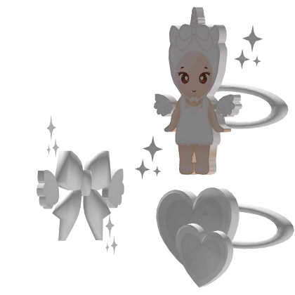 ♡ Cute White Sonny Angel Hair Clip