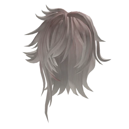 Bloody white spiky hair