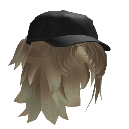 Y2K Spikey Bun w Denim Cap