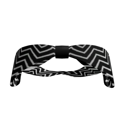 Headband With Cute Bow Pattern (Black/Withe)