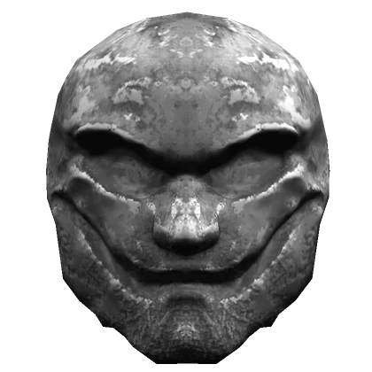 Damaged Metal Grinning Mask