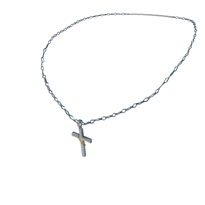 3.0 Silver Cross Necklace