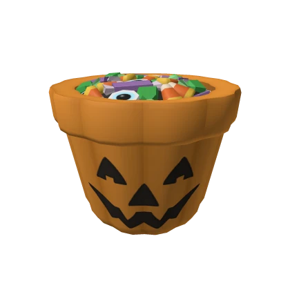 Halloween Pumpkin Flowerpot Head