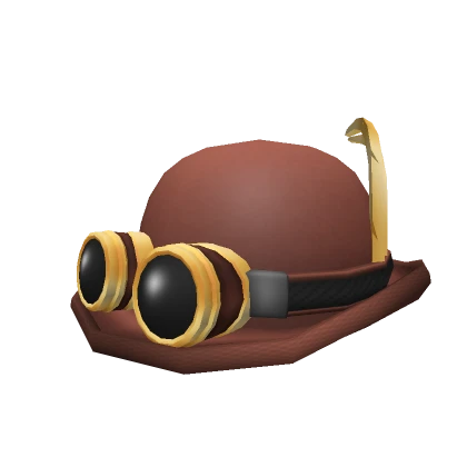 Brown Steampunk Bowler