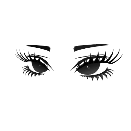 Cute Long Girl Lashes and Eyes