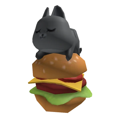 Hamburger Black Cat