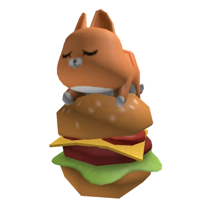 Hamburger Orange Cat