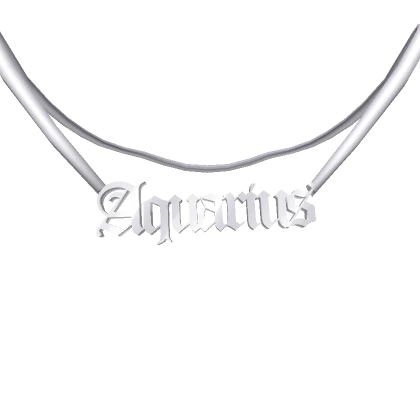 Aquarius ♒ Necklace 1.0 Zodiac Collection