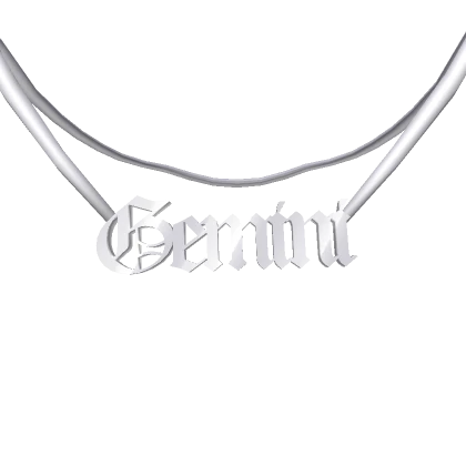 Gemini ♊ Necklace 1.0 Zodiac Collection