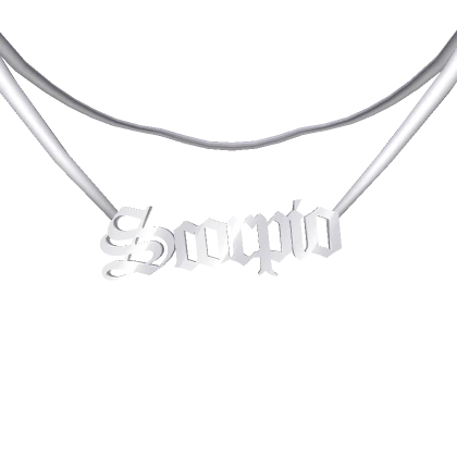 Scorpio ♏ Necklace 1.0 Zodiac Collection