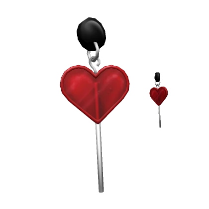 Y2K Heart Shaped Lollipop Earrings