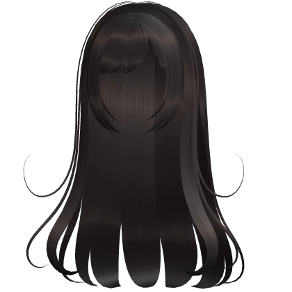 🤍 adorable swirly gothic witch hair dark brown