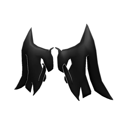 Black Void Wings - Cartoony Outline