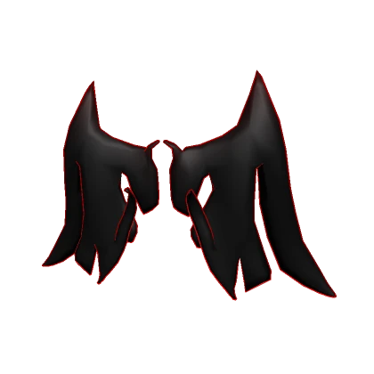 Red Void Wings - Cartoony Outline