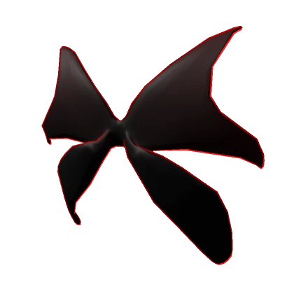 Red Void Fairy Wings - Cartoony Outline