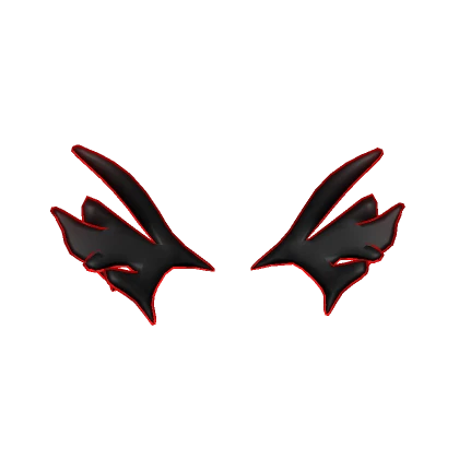 Red Void Neck Collar - Cartoony Outline