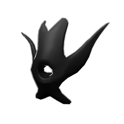 Black Void Mask - Cartoony Outline