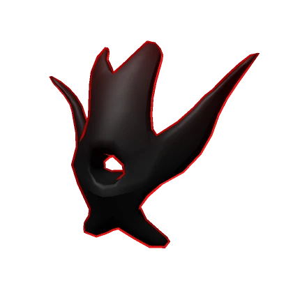 Red Void Mask - Cartoony Outline