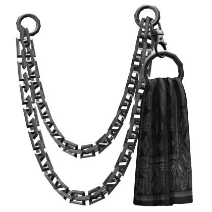 [1.0] Waist Chains with Black Kerchief