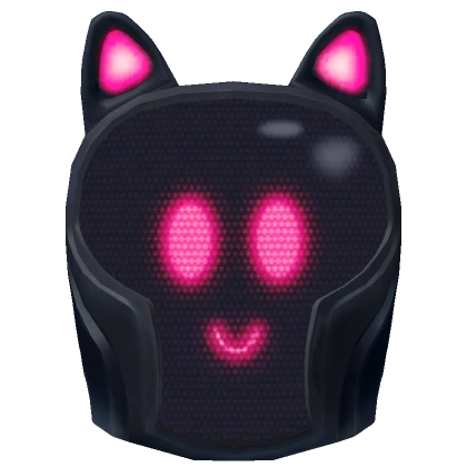 Default Pink Neon Cyber Mask