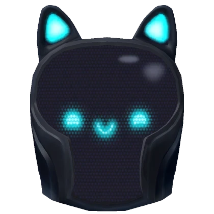 Derpy Blue Neon Cyber Mask