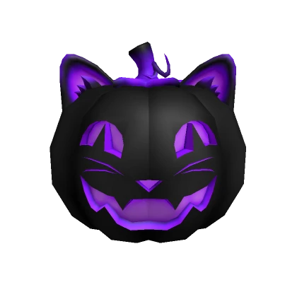 Dark Kitty Pumpkin Purple