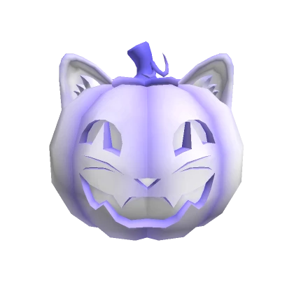 Pastel Purple Kitty Pumpkin