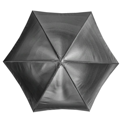 leather luxury umbrella - silver