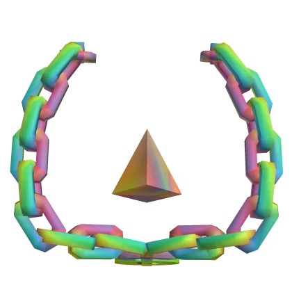Rainbow $$ Bling Necklace