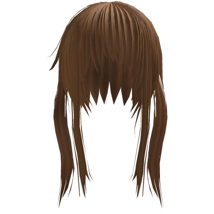 Yandere Anime Pigtails (Light Brown)