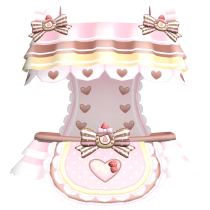 cute neapolitan strawberry maid dress 3.0