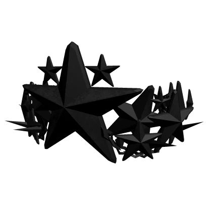Black Stellar Star Crown