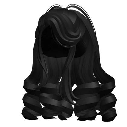 Glamorous 2000s Royal Curls in Black