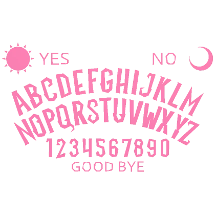 Magic Pink Talking Board Ouija Halloween!