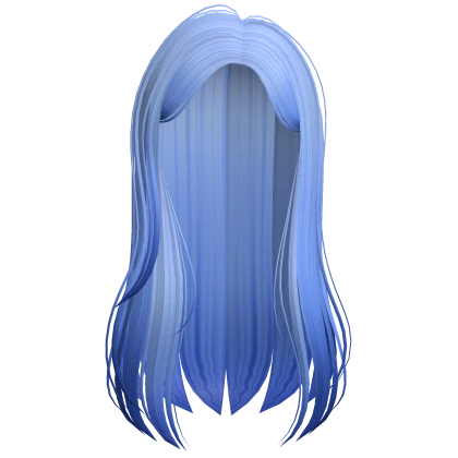 Blue Straight Long Hair
