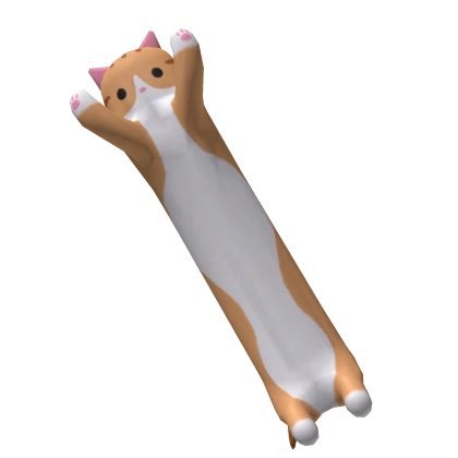 Orange Long Cat Plushie