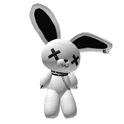 Huge White Fluffy Bunny Plushie