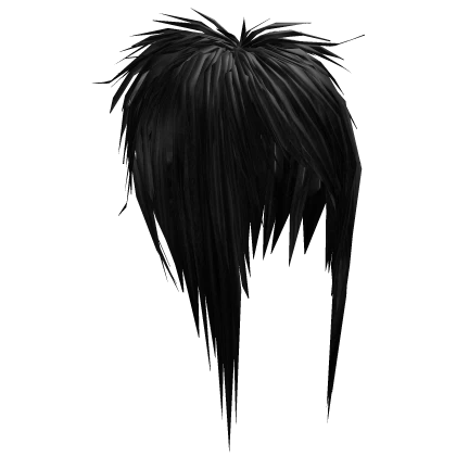Messy Choppy Short Fringe (Black)
