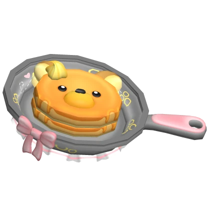 cute kawaii honey bear pancakes pan hat