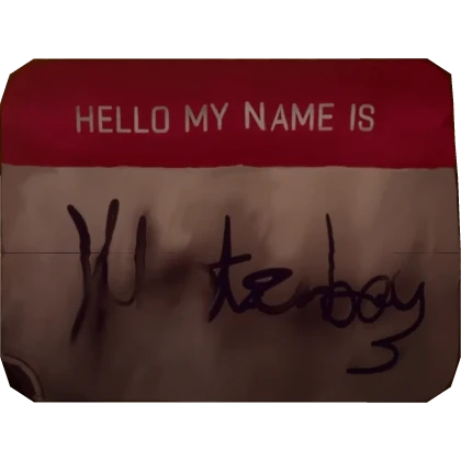 Waterboy Dispatch Nametag