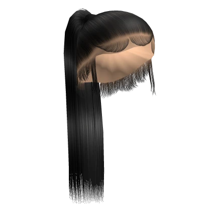 ☆ | Black Sleek Ponytail w/ Edges