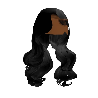 Curly side part test!