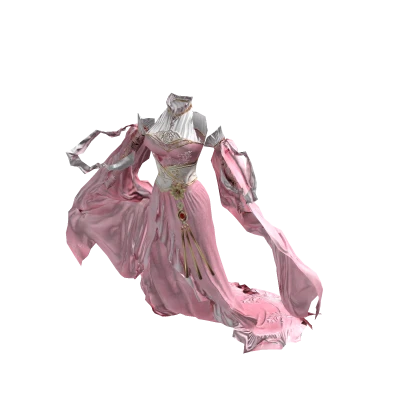 ʚ♡ɞ Mystical Flowing Goddess Pink Gown