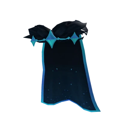 Black and Blue Royal Cape