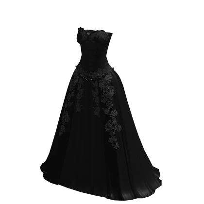 ♾️ Black rose gown