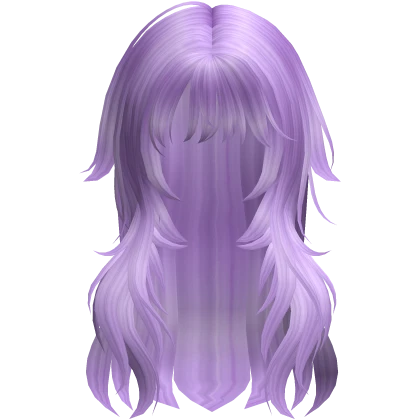 ♡ Purple messy cute scene anime girl hair
