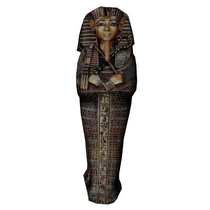 Ancient Egyptian Sarcophagus w Mummy