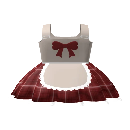 ♡ White Sweetest Gingham Dress
