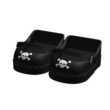 black dolly skull mary janes